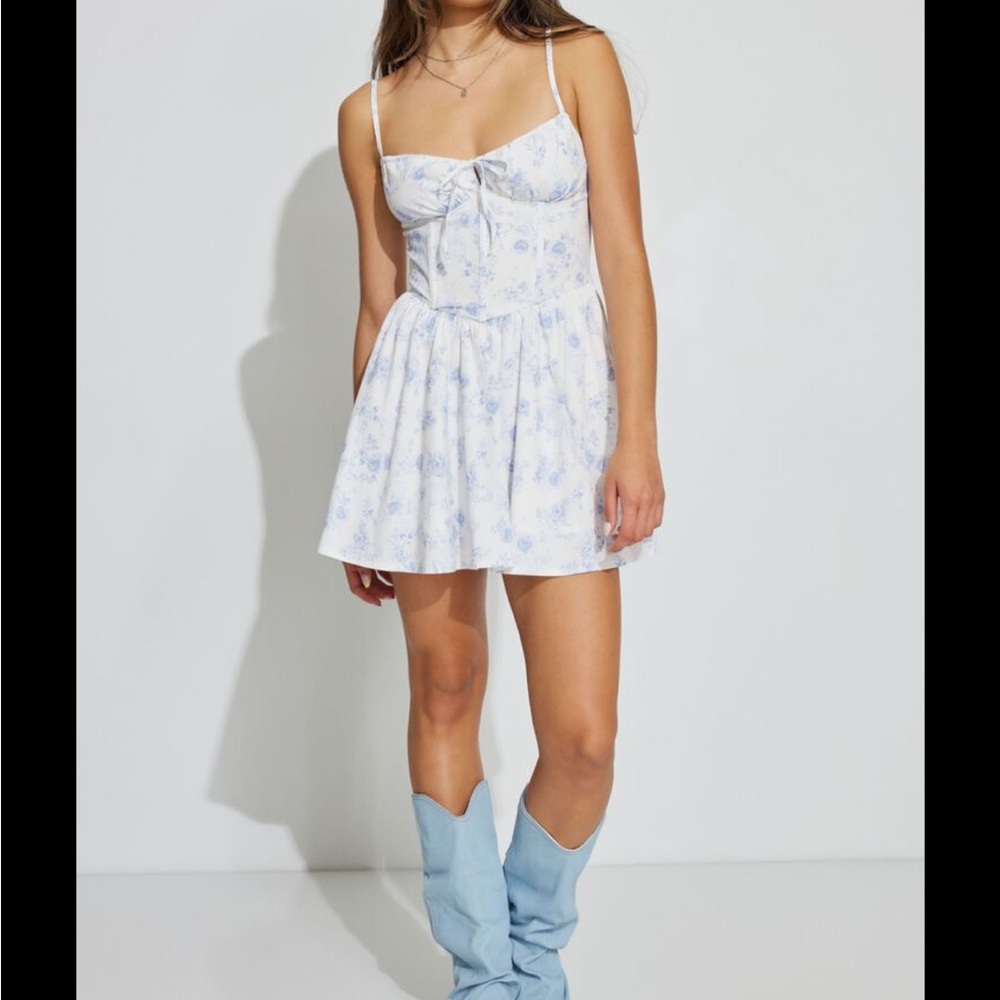 Garage Drop Waist Corset Dress